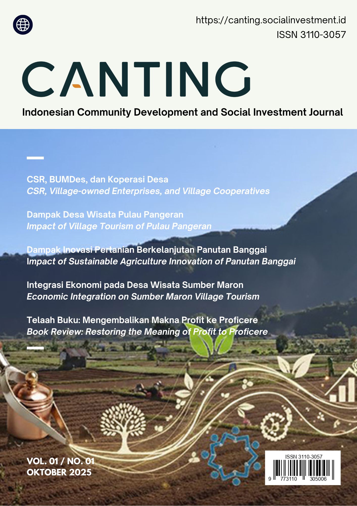 					View Vol. 1 No. 1 (2025): Canting: Indonesian Community Development and Social Investment Journal
				